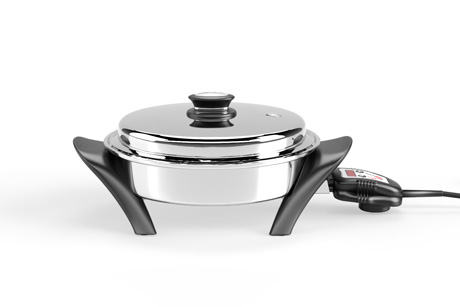 12" Electric Oil Core Skillet with Cover